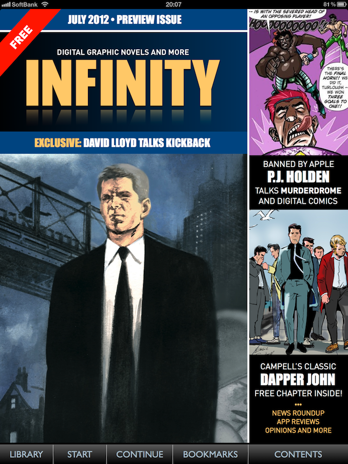 INFINITY: the world’s first magazine about digital comics is launched