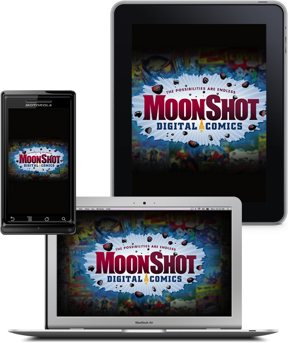 MoonShot Comics coming soon to your iPad, PC or tablet